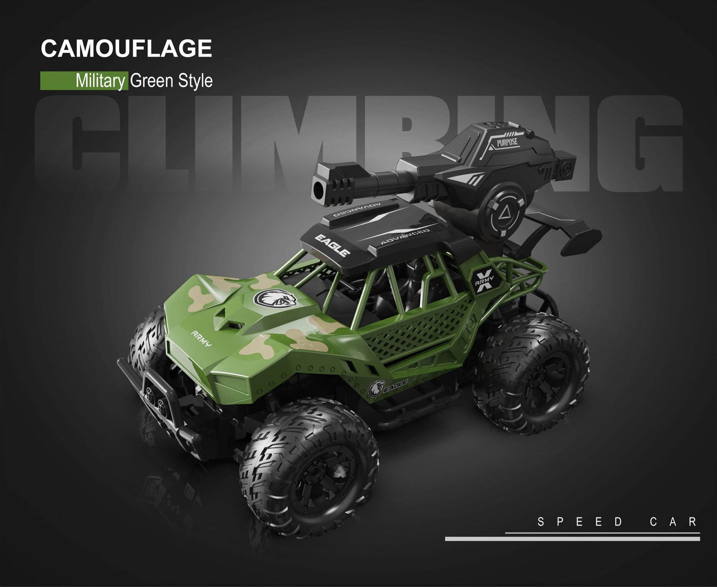 Remote Control Off-Road Car Toys Shooting Water Bullets