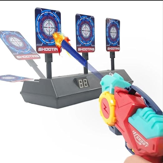 Electronic Shooting Target with Gun