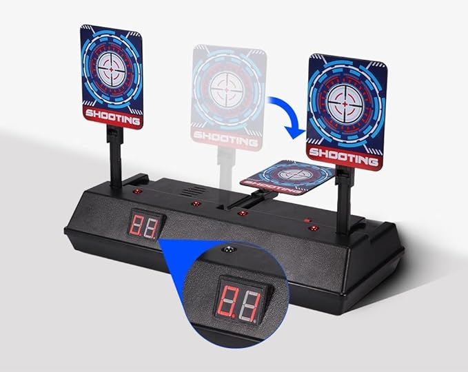 Electronic Shooting Target with Gun