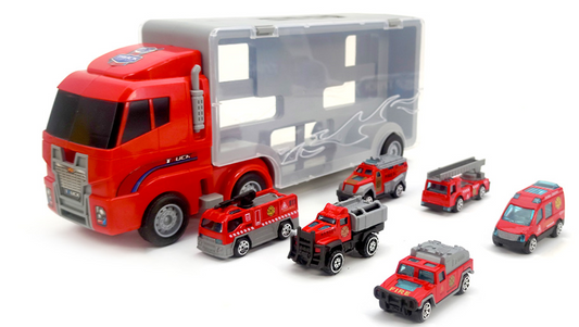 Fire Truck - 6 in 1 Big Carrier